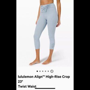 Lululemon Align High-Rise Crop Twist Waist Special Edition legging Size 10
